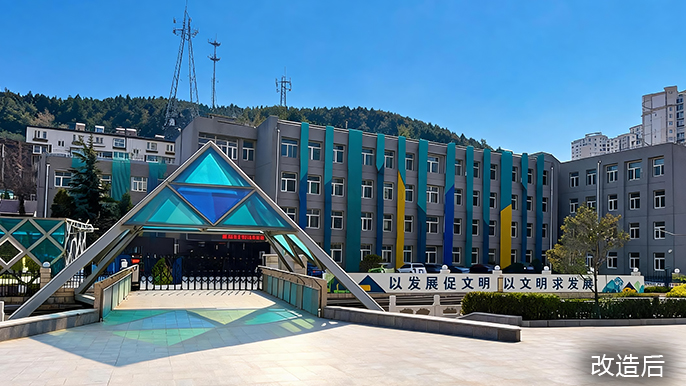 北京市大峪中学校园文化空间改造二