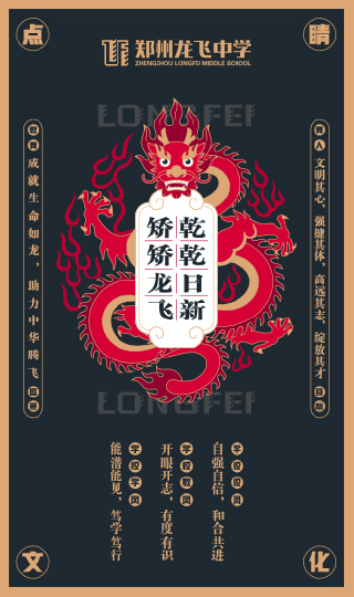 龙飞中学点睛文化理念展示四