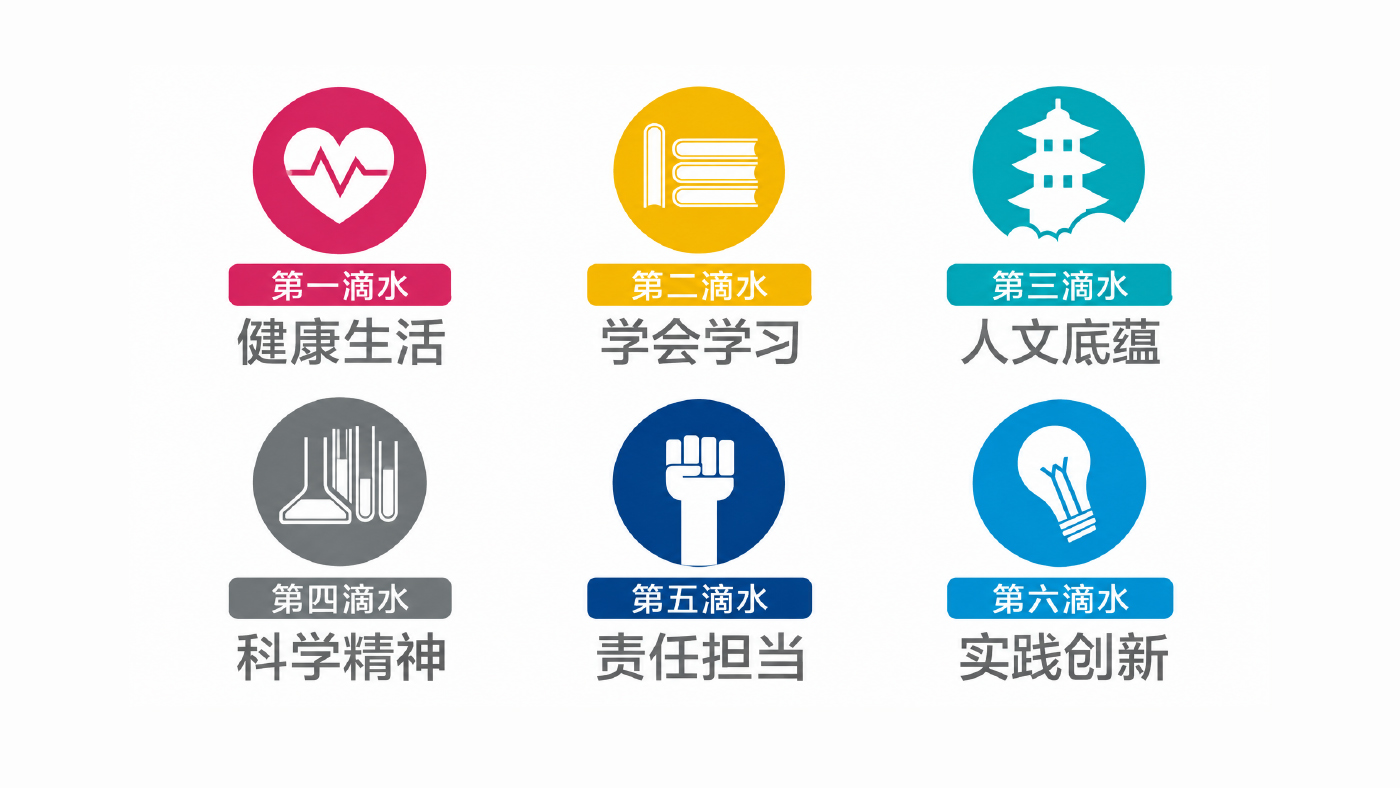 北京市海淀区清河第四小学·学校特色定位·六滴水育人体系