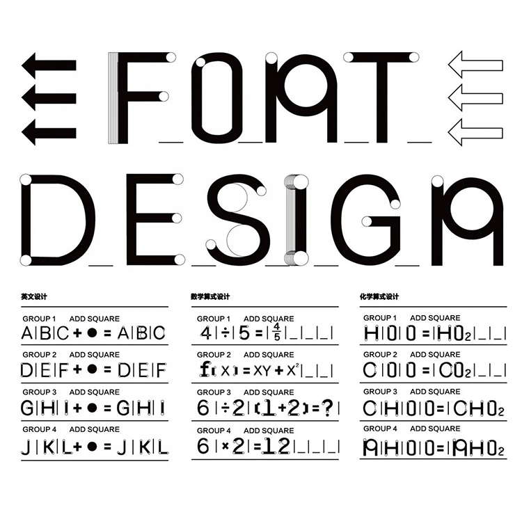 FONT DESIGN英文字体设计作品,云端毕业展设计鉴赏