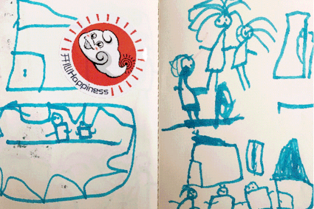 孩子们手绘的情绪绘本作品，用稚嫩画笔记录喜怒哀乐