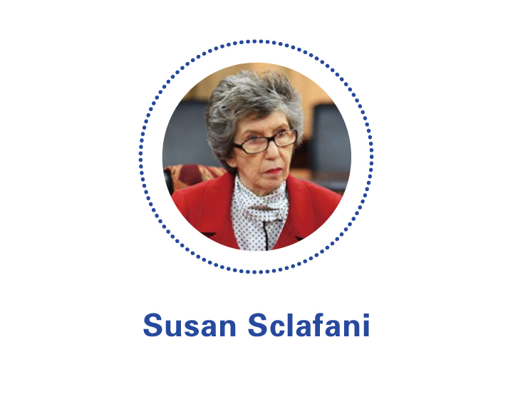 美国教育专家Susan Sclafani圆形头像,中美教育新未来对话活动嘉宾介绍