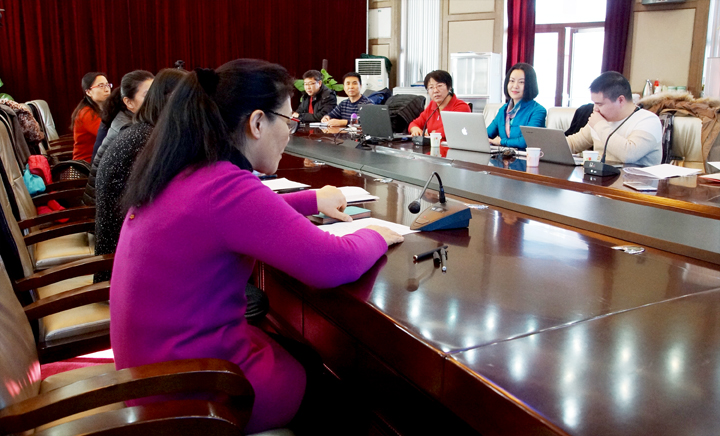 温泉苏家坨学区文化定位研讨会议现场,负责人发言交流,锦连环协助梳理学区办学理念
