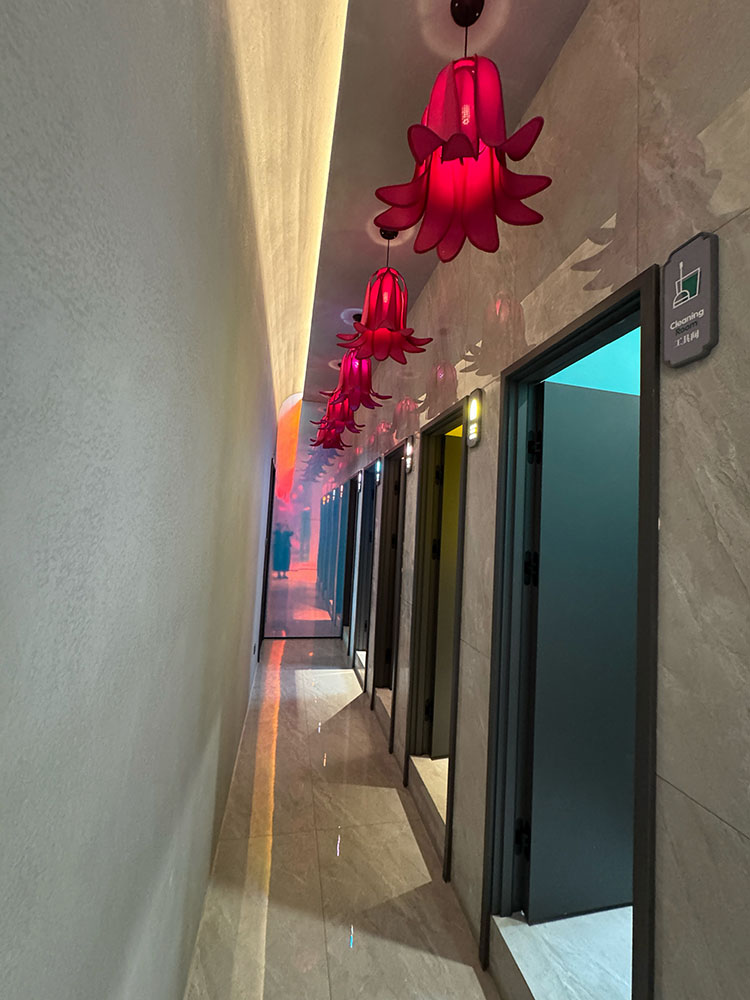 锦连环创意洗手间空间设计，正衣冠正仪态的锦阁正仪文化理念融入细节