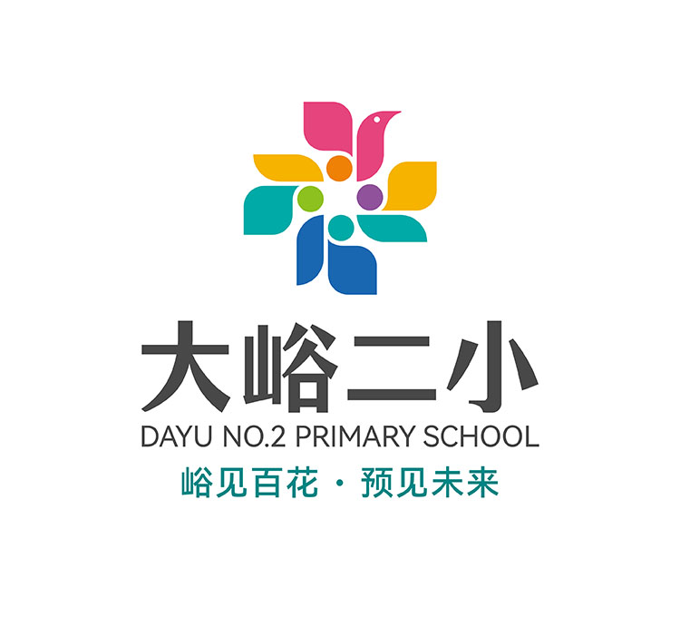 大峪二小学校标志