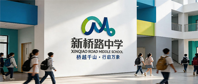 探索世界每一面——北京市门头沟区新桥路中学品牌设计封面